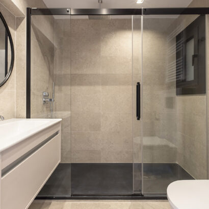 mamparas de baño en el interiorismo